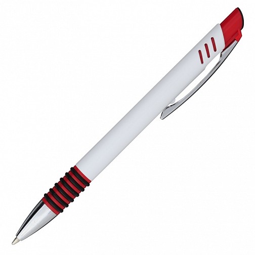Długopis Joy, czerwony/biały  (R04433.08)
