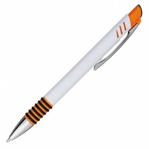 Długopis Joy, pomarańczowy/biały  (R04433.15)
