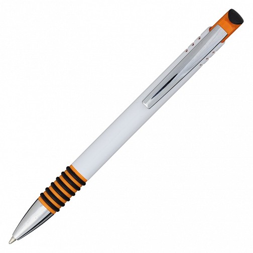Długopis Joy, pomarańczowy/biały  (R04433.15)