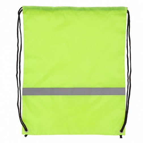 Plecak promocyjny z taśmą odblaskową, żółty  (R08696.03)
