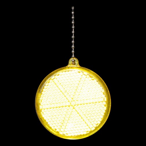 Światełko odblaskowe Circle Reflect, żółty  (R73163.03)