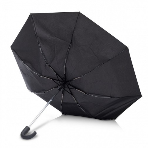 Składany parasol sztormowy Biel, czarny  (R07942.02)