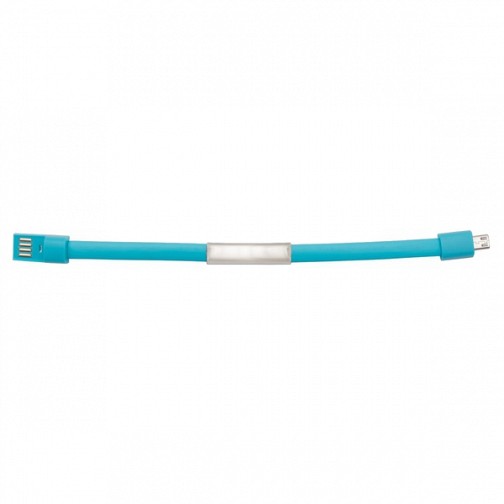 Kabel USB Bracelet, jasnoniebieski  (R50189.28)