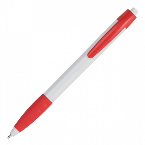 Długopis Pardo, czerwony/biały  (R04449.08)