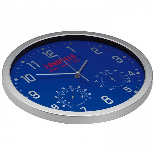 Zegar ścienny CrisMa - niebieski - (GM-41238-04)