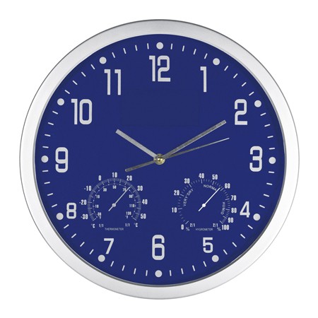 Zegar ścienny CrisMa - niebieski - (GM-41238-04)
