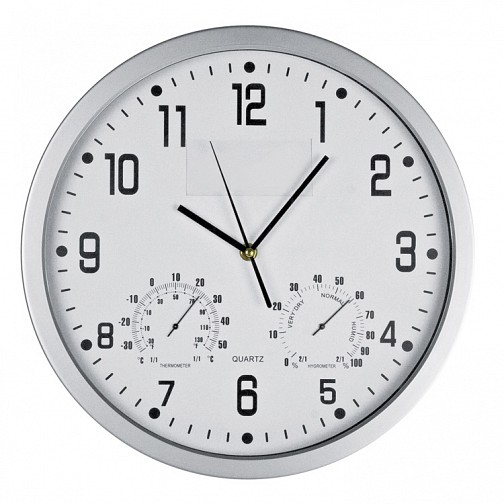 Zegar ścienny CrisMa - biały - (GM-41238-06)