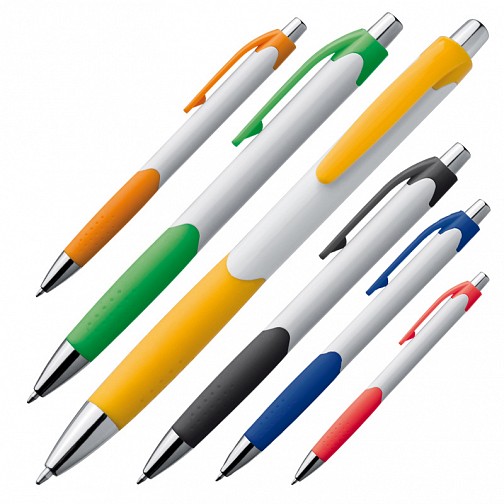 Długopis plastikowy - pomarańczowy - (GM-17899-10)