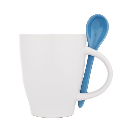 Kubek ceramiczny - niebieski - (GM-85095-04)