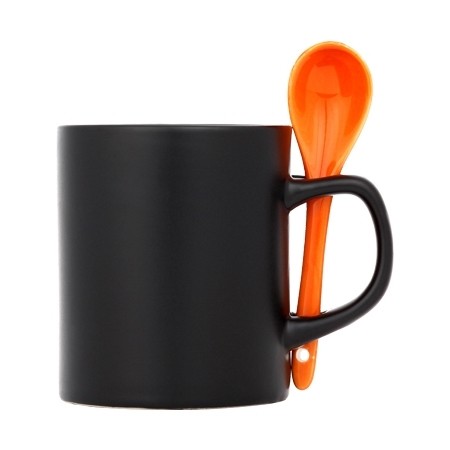 Kubek ceramiczny - pomarańczowy - (GM-87404-10)