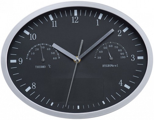 Zegar ścienny - czarny - (GM-47871-03)