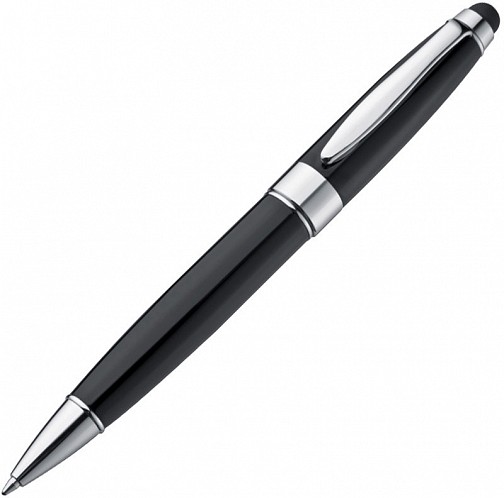 Długopis metalowy do ekranów dotykowych - czarny - (GM-18510-03)