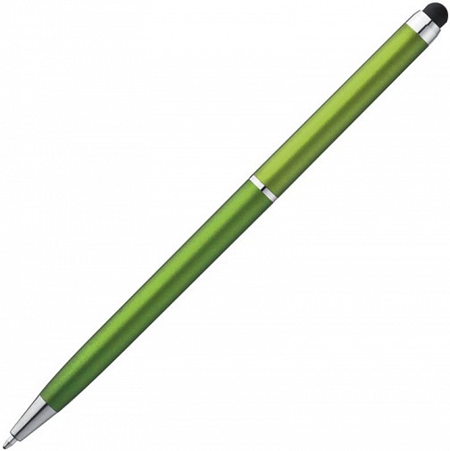 Długopis plastikowy do ekranów dotykowych - jasno zielony - (GM-18786-29)