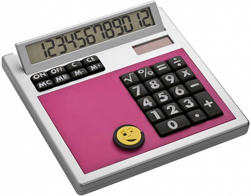 Kalkulator CrisMa - różowy - (GM-33417-11)