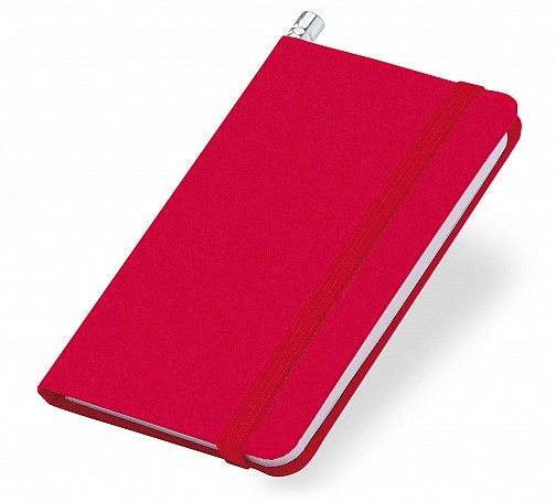Notes A7 z ołówkiem - czerwony - (GM-T250550-05)