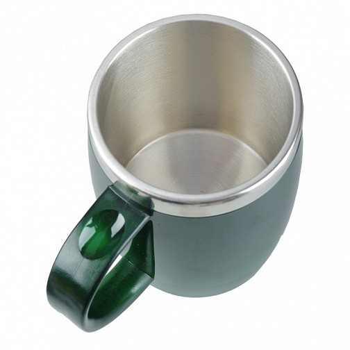 Kubek izotermiczny Barrel 400 ml, zielony - druga jakość (R08368.05.O)