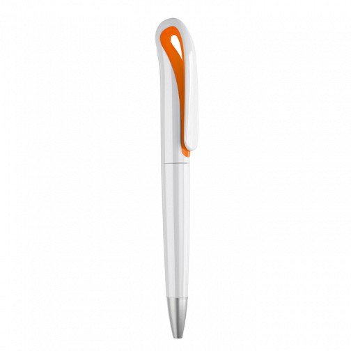 Przekręcany długopis, ABS - WHITESWAN (MO7793-10)