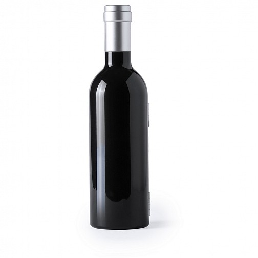 Zestaw do wina, nóż kelnerski, pierścień na butelkę, nalewak (V7970-03)