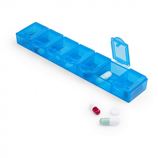 Pojemnik na tabletki z 7 przegrodami (V9597-11)