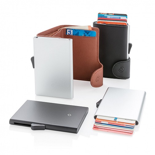 Etui na karty kredytowe i portfel z ochroną RFID C-Secure (P850.519)