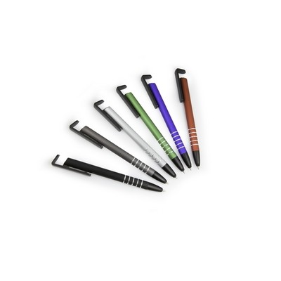 Długopis, touch pen, stojak na telefon (V1816-05)