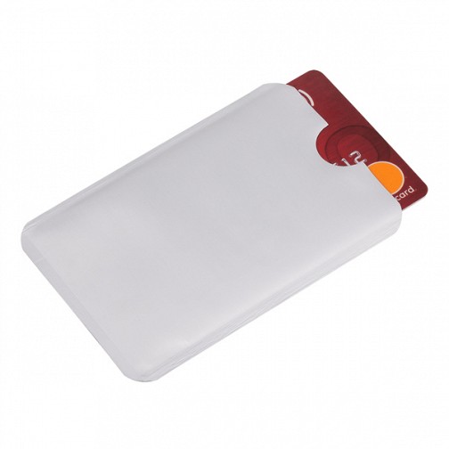 Etui na kartę zbliżeniową RFID Shield, srebrny  (R50169.01)