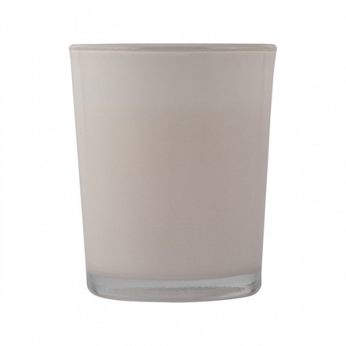 Świeca w szklanym pojemniku, biały  (R17474.06)