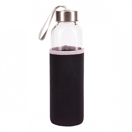Szklana butelka Vim 500 ml, czarny  (R08276.02)