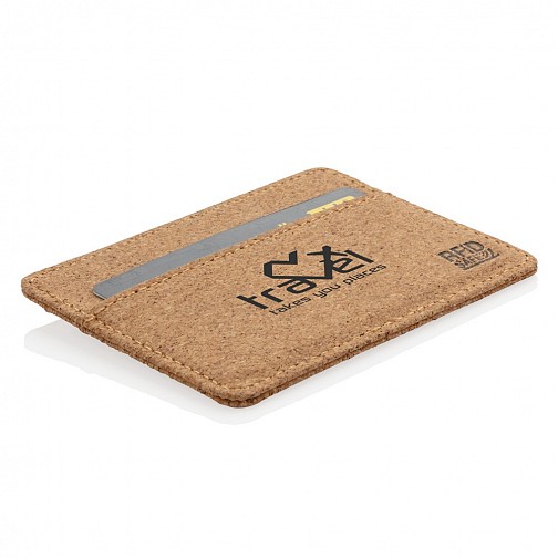 Korkowe etui na karty kredytowe, portfel, ochrona RFID (P820.879)