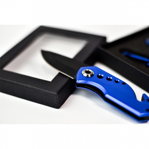 Nóż składany samochodowy Intact, niebieski  (R17555.04)