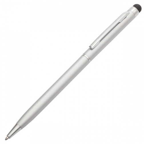 Długopis aluminiowy Touch Tip, srebrny  (R73408.01)