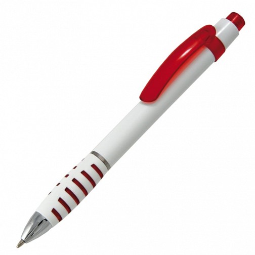 Długopis Martes, czerwony/biały  (R73338.08)