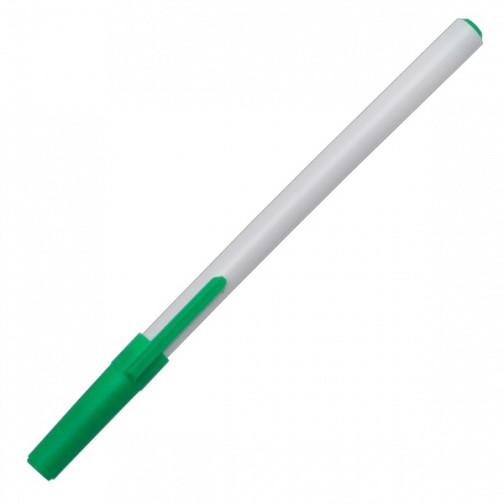 Długopis Clip, zielony/biały  (R04448.05)
