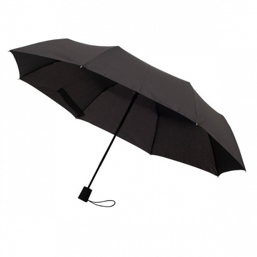 Składany parasol sztormowy Ticino, czarny  (R07943.02)