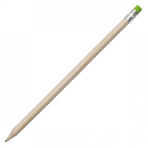 Ołówek z gumką, zielony/ecru  (R73766.05)