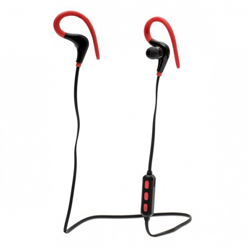 Słuchawki Soundgust, czerwony/czarny  (R50193.08)