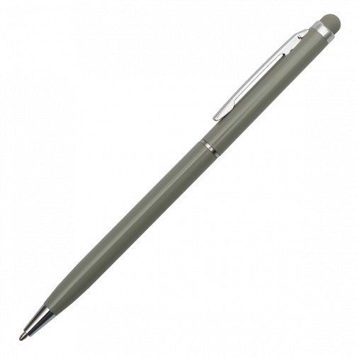 Długopis aluminiowy Touch Tip, szary  (R73408.21)