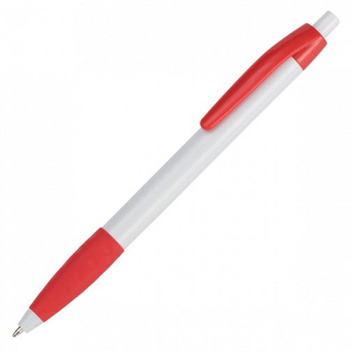 Długopis Pardo, czerwony/biały  (R04449.08)