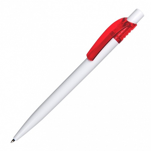 Długopis Easy, czerwony/biały  (R73341.08)