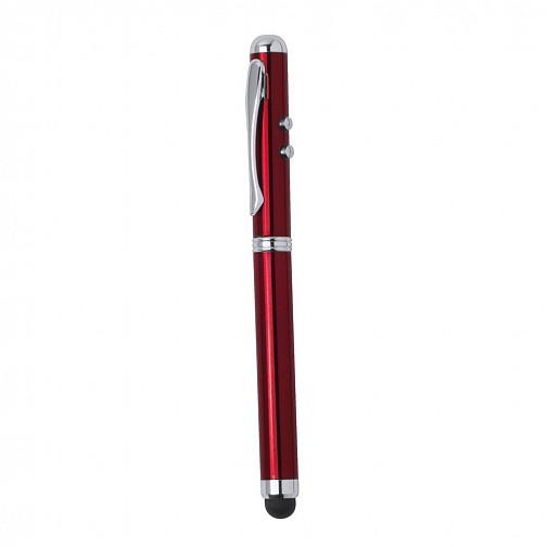 Wskaźnik laserowy, lampka LED, długopis, touch pen (V3459-05)
