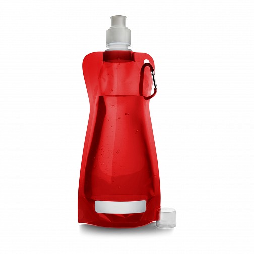 Składana butelka 420 ml z karabińczykiem (V6503-05)