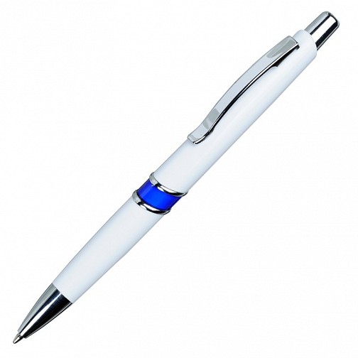 Długopis Shorty, niebieski/biały  (R73380.04)