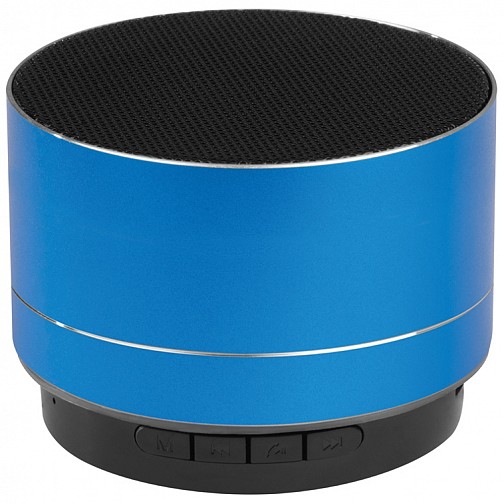 Aluminiowy głośnik Bluetooth - niebieski - (GM-30899-04)