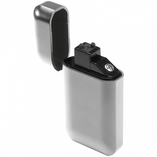 Zapalniczka ładowana na USB - srebrny - (GM-90976-97)