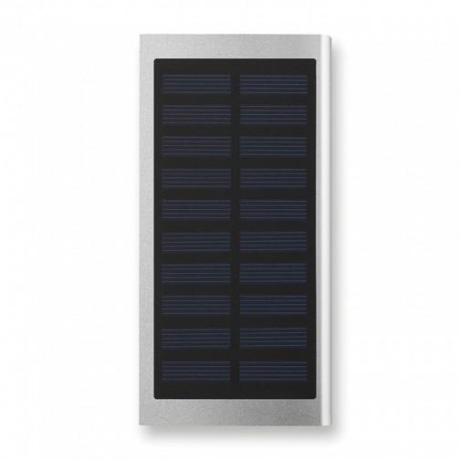 Solarny power bank 8000 mAh - SOLAR POWERFLAT (MO9051-16)