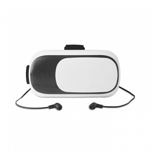 Okulary 3D z ABS ze słuchawkami - VIRTUAL LUX (MO9072-06)