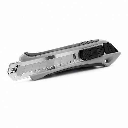 Nóż do tapet z mechanizmem zabezpieczającym, zapasowe ostrza w komplecie | Sutton (V7237-19)