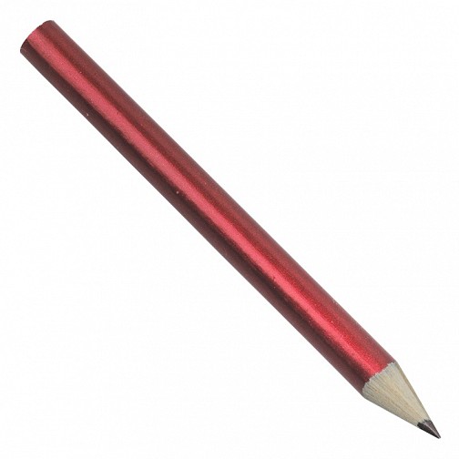 Krótki ołówek, czerwony  (R73774.08)