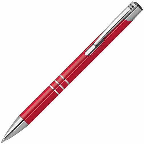 Długopis metalowy - czerwony - (GM-13639-05)