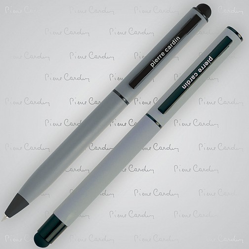 Zestaw piśmienny touch pen, soft touch CELEBRATION Pierre Cardin - szary - (GM-B040100-8IP307)